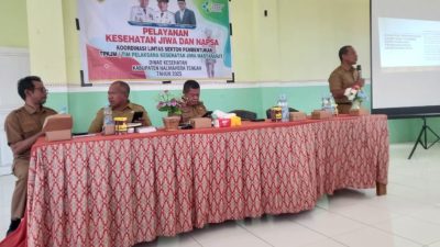 Tingkatkan Pelayanan Kesehatan Jiwa dan Napsa, Dinkes Halmahera Tengah Rakor Pembentukan TPKJM