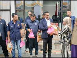 NasDem Halteng Rayakan HUT ke-14 dengan Bagikan Ratusan Sembako