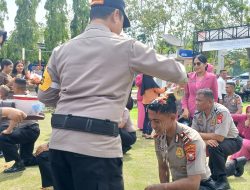 Tahun Baru Jadi Momen Bahagia, 45 Personel Polres Halmahera Tengah Naik Pangkat