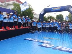Wabup Halteng Buka Acara Bapenda Fun Run, Ratusan Peserta Ramaikan Ajang Olahraga