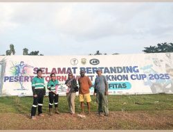 Dukung Pengembangan Olahraga di Pulau Gebe, PT Karya Wijaya Jadi Sponsor Utama Faknon Cup 2025