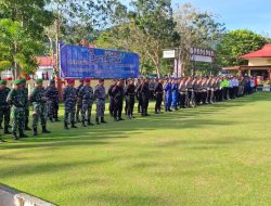 Polres Halmahera Tengah Gelar Apel Pasukan untuk Operasi Lilin Kie Raha 2025
