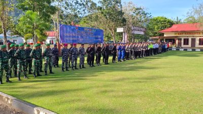 Polres Halmahera Tengah Gelar Apel Pasukan untuk Operasi Lilin Kie Raha 2025