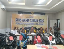 Polres Halsel Tangani 248 Kasus Sepanjang 2025, Penganiayaan Tercatat Paling Banyak