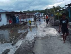 Banjir Rob Hantam Desa Tabapoma Halmahera Selatan, Warga Minta Penanganan Serius dari Pemerintah