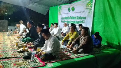 Peringati Isra Mi’raj Nabi Muhammad SAW Ketua Fraksi PKB Halteng Hadiri Sholawatan dan Tausiah Bersama Warga