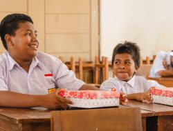 Harita Nickel Dorong Kesehatan dan Prestasi Siswa Lewat Program Makanan Bergizi di Hari Gizi Nasional
