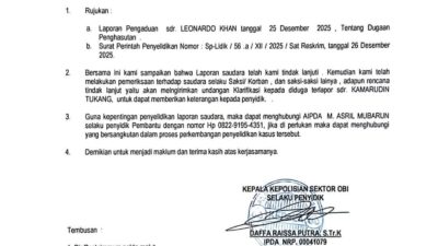 Polsek Obi Selidiki Dugaan Hasutan Kades Anggai, Rencanakan Panggilan Klarifikasi