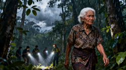 Lansia dari Desa Gandasuli Halmahera Selatan Hilang di Hutan, Pencarian Terhenti Akibat Hujan Lebat