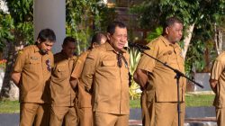 Sekda Halteng Pimpin Apel Pagi, Tegaskan Pentingnya Disiplin dan Kinerja ASN