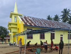 Gotong Royong Bangun Taman Paskah di Matuting Tanjung, Pemdes dan BPD Jalin Sinergi dengan Masyarakat