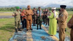 Bupati Halsel Sambut Pangdam XV Pattimura, Akan Resmikan Jembatan Gantung di Obi Selatan