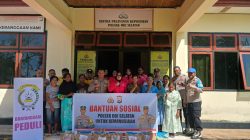 Polsek Obi Selatan Pererat Hubungan dengan Warga Lewat Bansos dan Buka Puasa Bersama