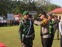 Polres Halteng Gelar Apel Pasukan, Siap Amankan Mudik dalam Operasi Ketupat Kie Raha 2026