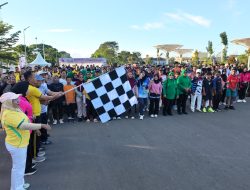 Polres Halmahera Tengah Gelar Car Free Day dan Senam Bersama, Semarakkan Hari Bhayangkara ke‑80