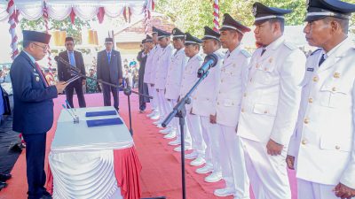 Lantik 9 Kepala Desa di Batu Dua, IMS: Jadilah Pemimpin Adil dan Ujung Tombak Pemerintahan