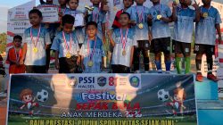 Usai Tekuk Alhijrah 2-0, SSB Tomara Am Kunci Gelar Juara Festival Sepak Bola Anak Merdeka