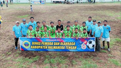 Meriahkan HUT ke-36, SSB Weda Junior B Bungkam Gemaf United A 5–0 di Piala Bupati U-13