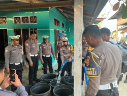 Operasi Patuh Kie Raha 2026, Polres Halteng Hadir Bantu Warga Goeng dengan Sembako dan Air Bersih