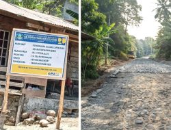 Setelah Puluhan Tahun Tanpa Perawatan, Jalan Lapen Makian Barat Akhirnya Diperbaiki