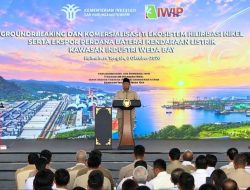 Hadiri Ekspor Perdana Baterai di IWIP, Prabowo: Jaga Lingkungan, Demi Masa Depan Anak Cucu
